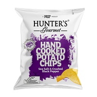 Hunters Sea Salt Black Pepper Chips 40gm